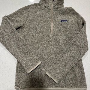 Patagonia Tan Fleece 1/4 zip
